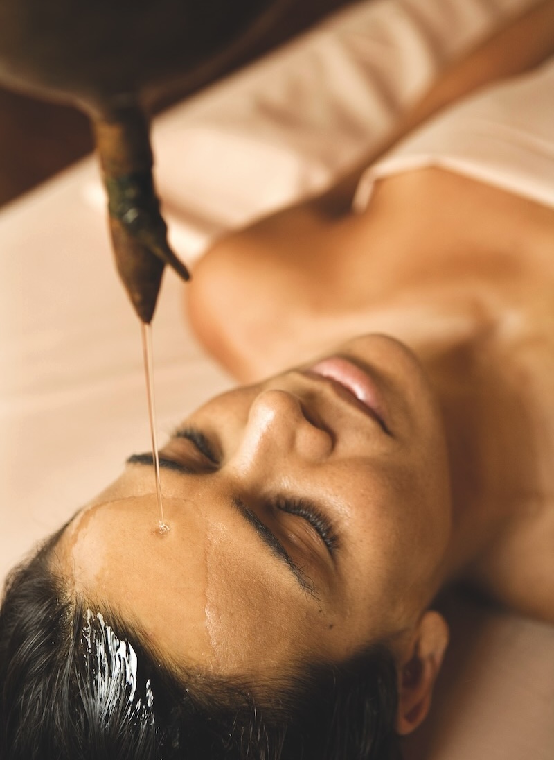 shirodhara of The Spa at The Samaya Ubud Bali